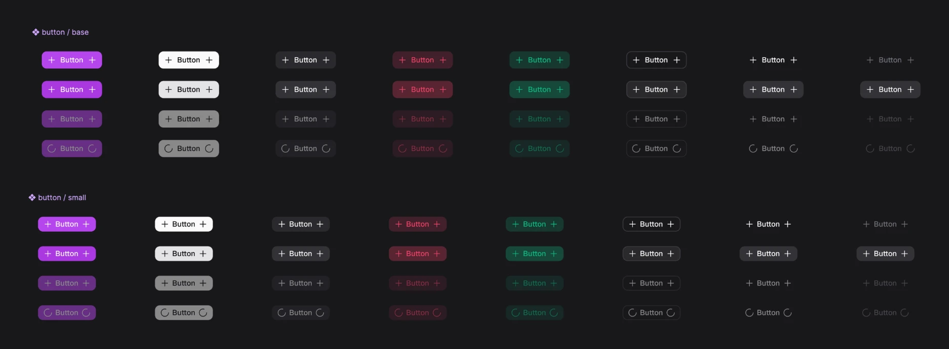 Кнопки в библиотеке «AI Design System»